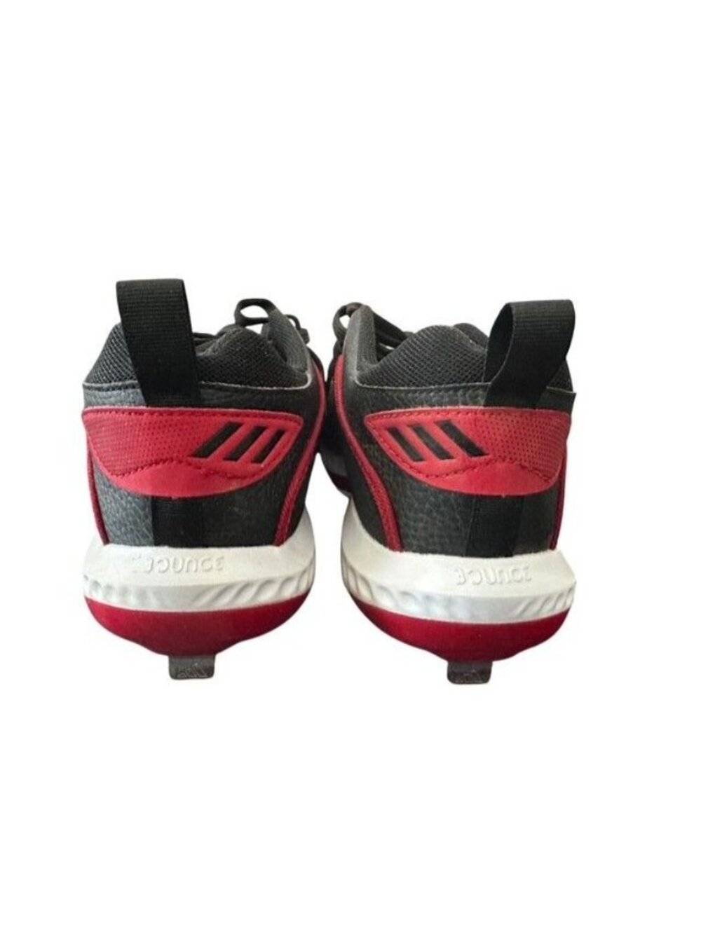 Adidas ICON 6 Metal Baseball Cleats ‘Power Red Black’ FV9348 Men's 9 New / Other - Picture 6 of 11
